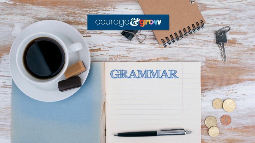 coffee and notepad - grammar rules you should break