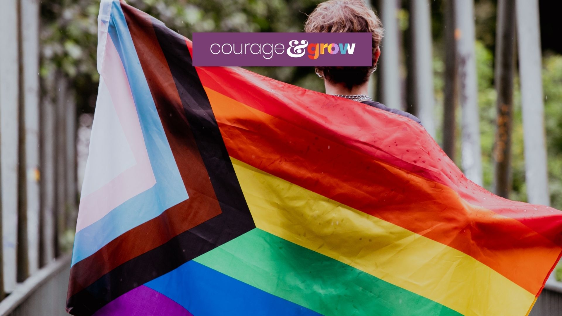 queer inclusive website purple